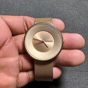 Cielo Lambretta Ladies Quartz Watch Rose Gold Working With New Battery